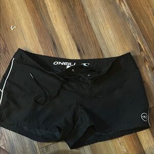 O'Neill Black Athletic Shorts Quick-Drying Lightweight